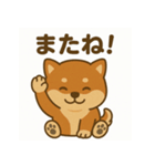 元気いっぱい豆柴スタンプ（個別スタンプ：6）