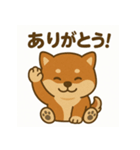 元気いっぱい豆柴スタンプ（個別スタンプ：7）