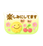 大人のふきだし♡華やかで可愛い（個別スタンプ：24）