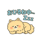 ふわもこポメのやさしい気持ちスタンプ（個別スタンプ：17）