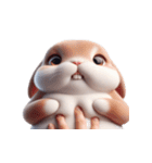 キレ寸前のワルうさぎ（個別スタンプ：10）