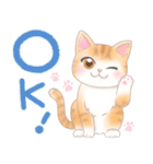 ねこのきもち❤️茶トラ（個別スタンプ：4）