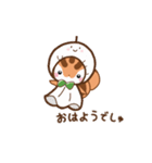 りすたんの梅雨と七夕と夏！！りすたん語（個別スタンプ：1）