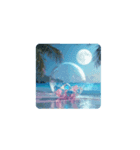 癒しの文字なしスタンプ.海.花.Healing.Sea（個別スタンプ：5）