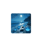 癒しの文字なしスタンプ.海.花.Healing.Sea（個別スタンプ：13）