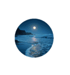 癒しの文字なしスタンプ.海.花.Healing.Sea（個別スタンプ：15）