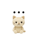 立体3D風ぬいぐるみのネコチャンスタンプ（個別スタンプ：12）