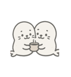 毎日使えるゆるアザラシ（個別スタンプ：3）