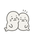 毎日使えるゆるアザラシ（個別スタンプ：4）