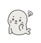 毎日使えるゆるアザラシ（個別スタンプ：10）