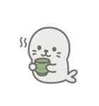毎日使えるゆるアザラシ（個別スタンプ：11）