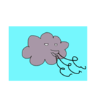 『北風と太陽』ぴやし描き下ろしイラスト（個別スタンプ：4）