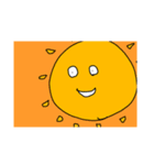 『北風と太陽』ぴやし描き下ろしイラスト（個別スタンプ：10）