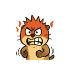 キレキレカワウソの爆発モード（個別スタンプ：13）