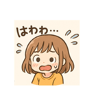 女の子スタンプ@（個別スタンプ：3）