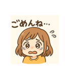 女の子スタンプ@（個別スタンプ：7）