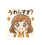 女の子スタンプ@（個別スタンプ：8）