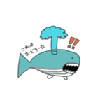 画伯の力作(海の生き物編)（個別スタンプ：6）