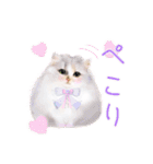 だるまネコLINEスタンプあーちゃん一家（個別スタンプ：6）