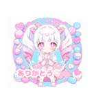 ゆめかわツインテール女の子（個別スタンプ：29）