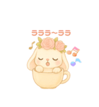 ゆるカワ たれ耳うさぎ（個別スタンプ：6）
