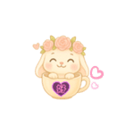 ゆるカワ たれ耳うさぎ（個別スタンプ：13）