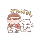 少年とねこのつぶやき（個別スタンプ：5）