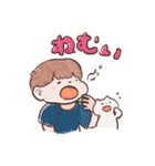 少年とねこのつぶやき（個別スタンプ：6）