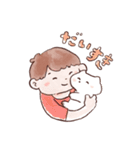 少年とねこのつぶやき（個別スタンプ：7）