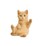[アレンジ用]子猫の福ちゃん（個別スタンプ：10）