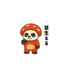 新旧流行語きのこパンダ（個別スタンプ：1）