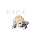 がんばるママの毎日スタンプ（個別スタンプ：4）