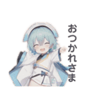 がんばるママの毎日スタンプ（個別スタンプ：16）