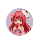 精霊みなみちゃんカプセルトイ第11弾（個別スタンプ：1）