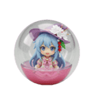 精霊みなみちゃんカプセルトイ第11弾（個別スタンプ：3）