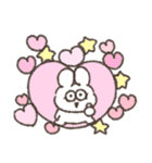 芸術的に可愛い太っちょうさぎ（個別スタンプ：5）