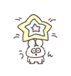 芸術的に可愛い太っちょうさぎ（個別スタンプ：9）