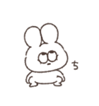 芸術的に可愛い太っちょうさぎ（個別スタンプ：22）