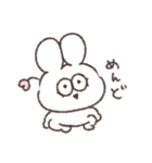 芸術的に可愛い太っちょうさぎ（個別スタンプ：24）