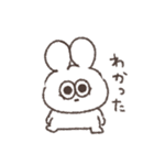 芸術的に可愛い太っちょうさぎ（個別スタンプ：25）