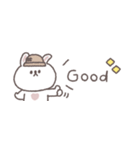 夏に便利な◎ちびっこうさぎさん#1（個別スタンプ：4）