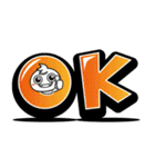 チビ○の超デカ文字ポップアップ -感情-（個別スタンプ：13）