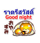 タイ語、日本語、英語 コタとピヨ 連絡用（個別スタンプ：40）