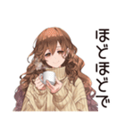 気にしない★マイペース女子（個別スタンプ：11）