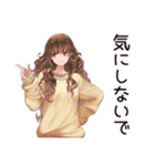 気にしない★マイペース女子（個別スタンプ：25）