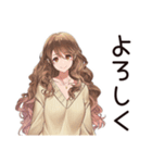 気にしない★マイペース女子（個別スタンプ：27）