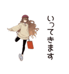 気にしない★マイペース女子（個別スタンプ：40）