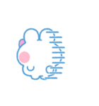 元気なうしゃぎ！！ ピンク（個別スタンプ：17）