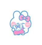 元気なうしゃぎ！！ ピンク（個別スタンプ：27）