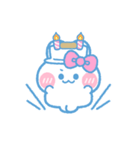 元気なうしゃぎ！！ ピンク（個別スタンプ：28）